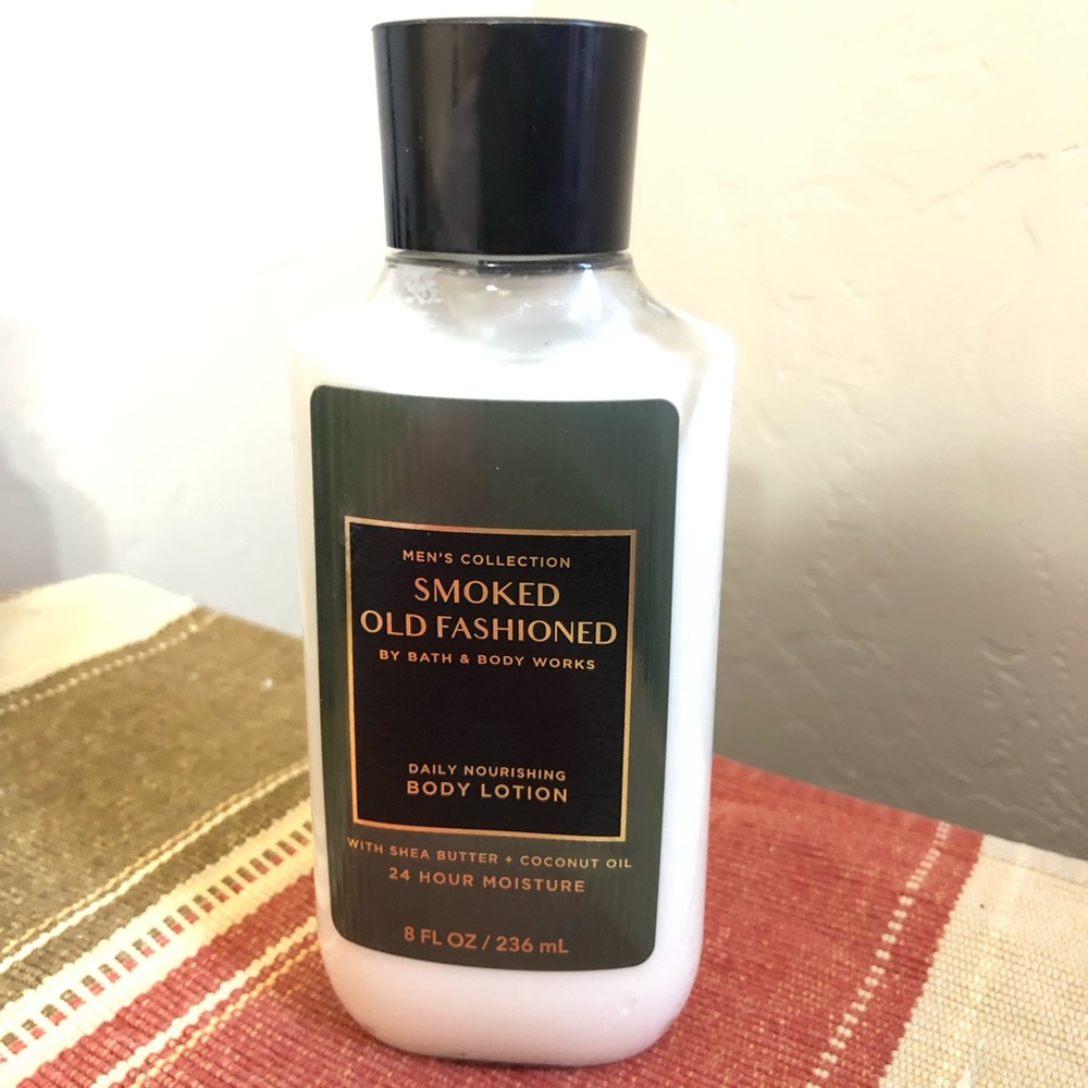 Bath & Body Works Mens Collection Smoked Old Fashioned Nourishing Body Lotion